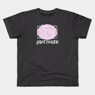 Light Chaser | Photographer Design Kids T-Shirt